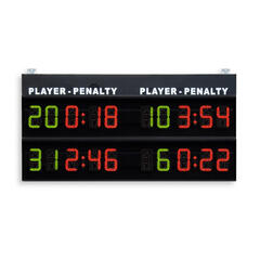 Tavle for utvisning 2+2 spillere